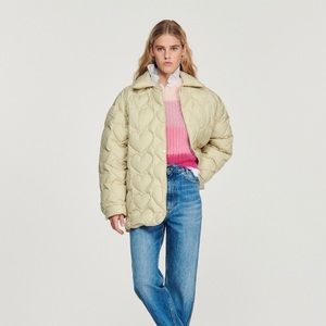 Sandro jacket with hearts